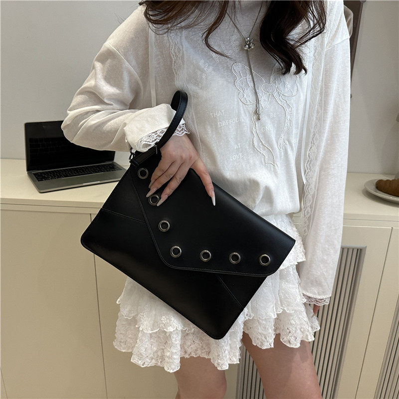 芊舒祺2026新款日韩铆钉信封包女手拿包小众设计手提包时尚手腕包,箱包皮具/热销女包/男包,手拿包,淘宝优惠券,粉丝福利购,淘宝优惠卷