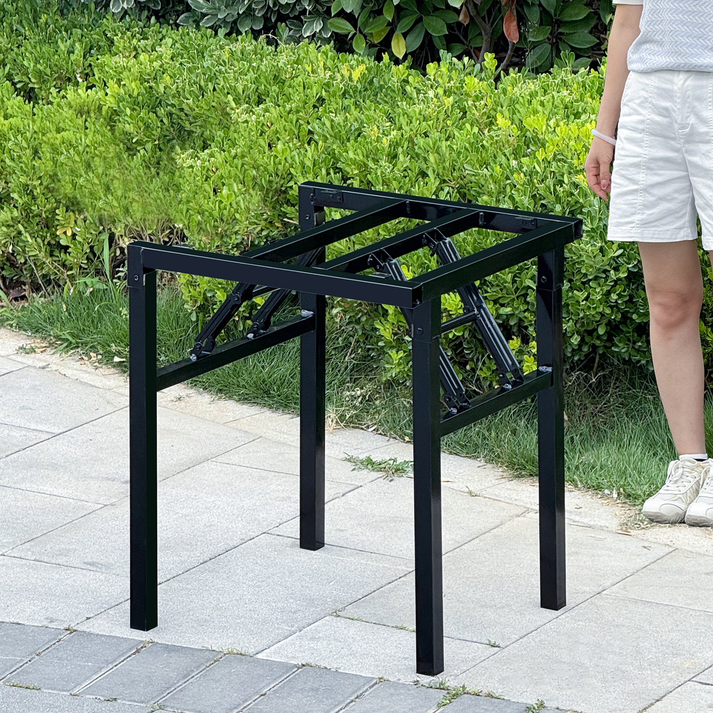 柔通可折叠桌子腿支架加固耐用