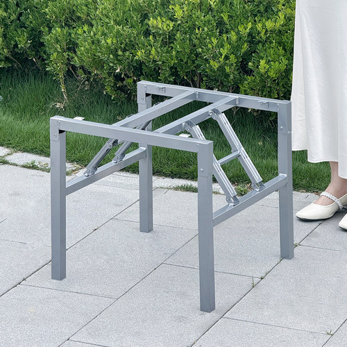 简易可折叠家用黑色架子标配桌腿