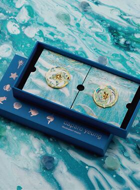 daparo鲸鱼胸针原创设计感女男徽章情侣夜光荧光生日礼物小众精致