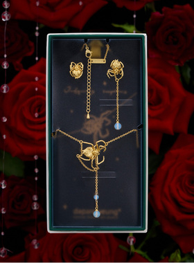 daparo蜘蛛设计师原创女男项链锁骨链耳坠复古精致秋季穿搭礼物