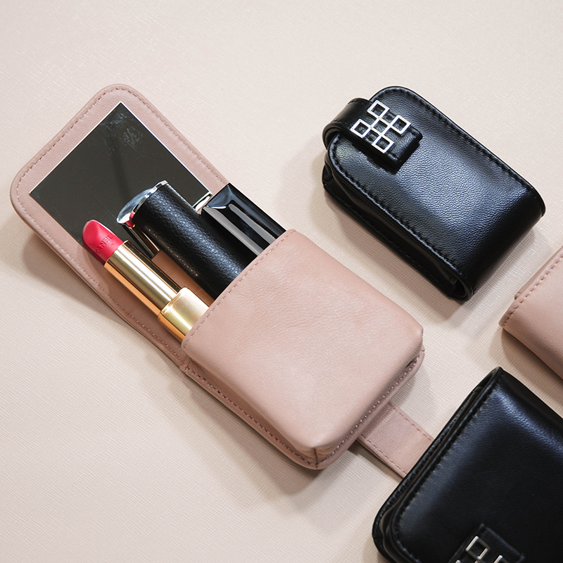 小羊皮口红包便携化妆包补妆随身