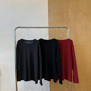 华绒吉林化纤-秋冬男士双面绒打底衫加绒长袖t恤保暖内搭