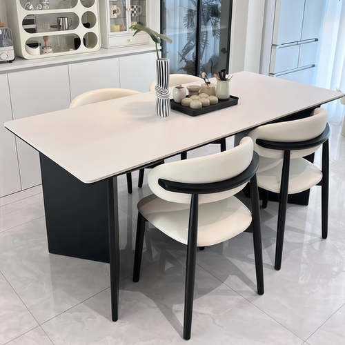 万人加购家用实木岩板餐桌