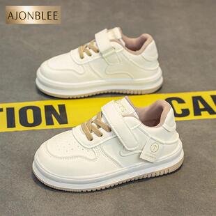 女童鞋2025新款儿童板鞋春秋黑色男童鞋子春款运动鞋男宝宝休闲鞋