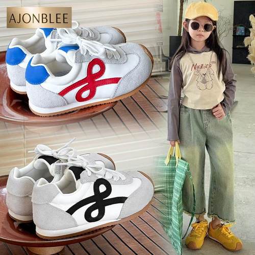 儿童鞋子2025新款女童夏季运动鞋透气小白鞋男童阿甘鞋德训鞋春秋