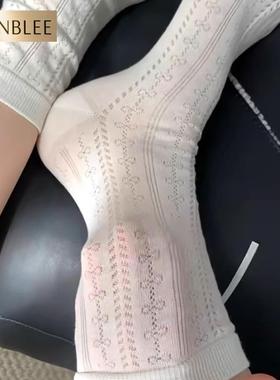 又甜又欲~春夏lolita蝴蝶结镂空半透少女哇~也太piu亮辣