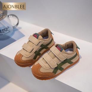 儿童阿甘鞋 运动鞋 女童鞋 6岁3 子男童秋冬加绒男宝宝软底防滑单鞋