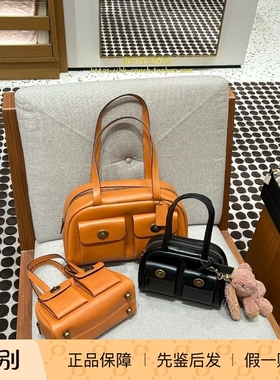 香港专柜正品代购 COACH/蔻驰新品TWIN TURNLOCK 20号手袋 CDZ79