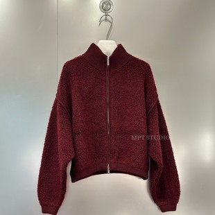 新款时尚毛衣精品热卖舒适百搭款品质女款气质优雅毛衣秋冬款拉链