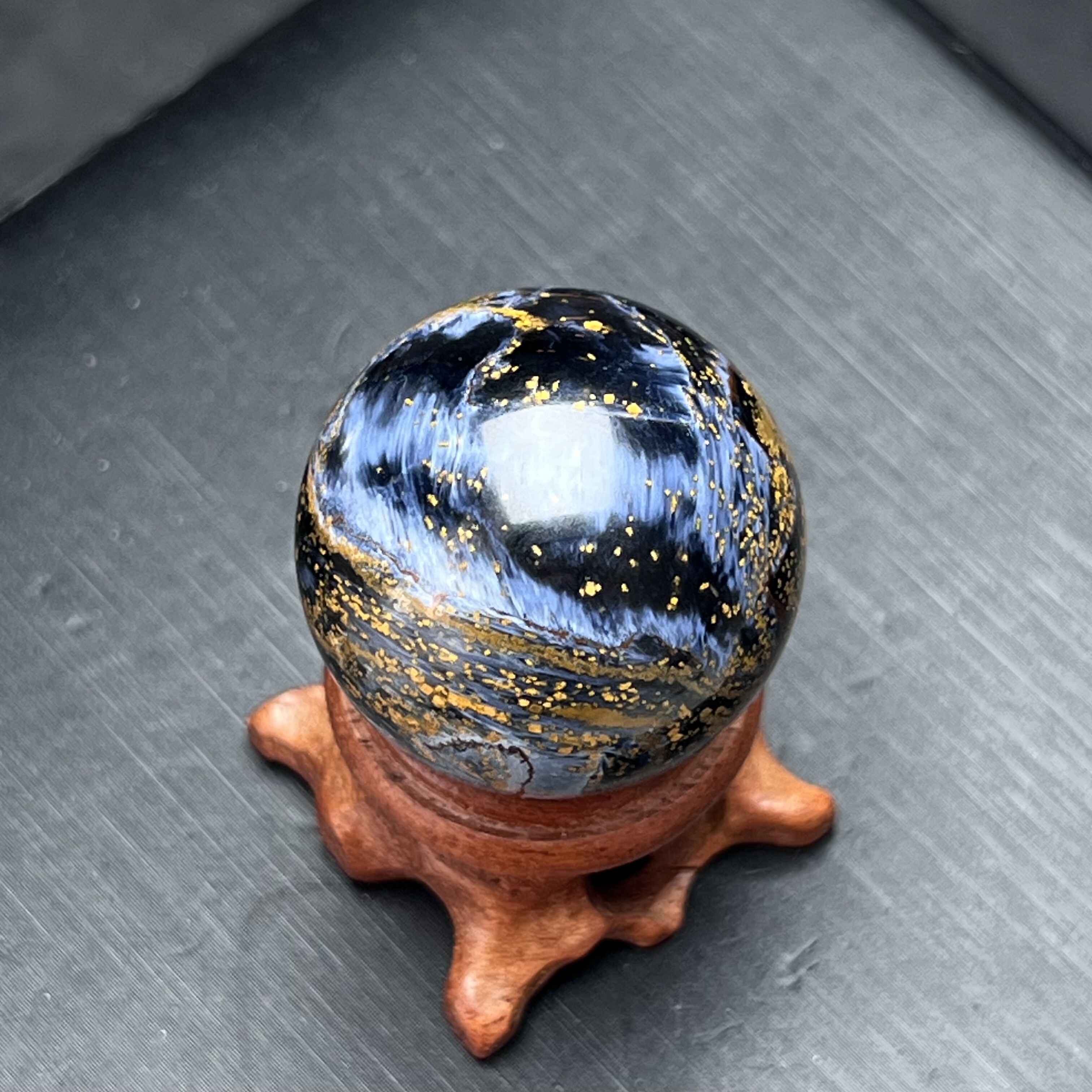 超大尺寸，满金皮，满天星尘，精品彼得石单珠，25.7mm 23.6克
