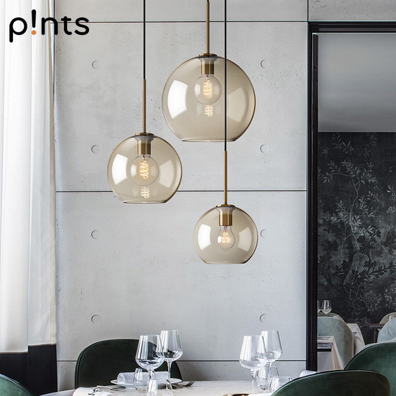 餐厅灯酒吧吧台灯具后现代三头北欧简约玻璃床头过道led单头吊灯,家装灯饰光源,餐厅吊灯,淘宝优惠券,粉丝福利购,淘宝优惠卷