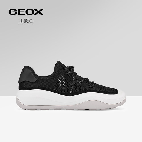 GEOX杰欧适女鞋26夏季新款舒适百搭网面厚底运动低帮时尚休闲鞋