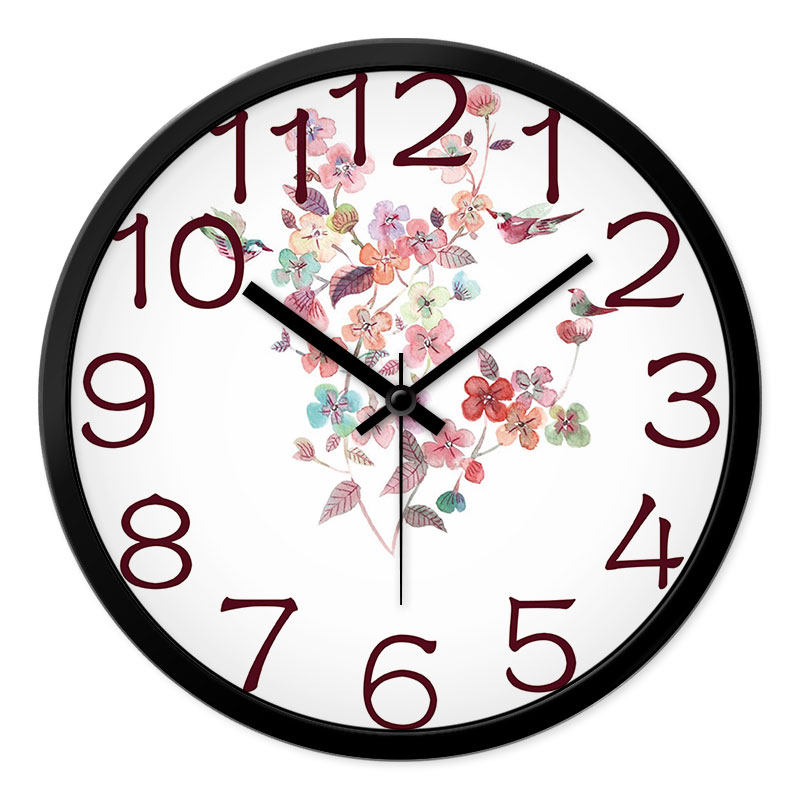 摩门创意风卧室现代时尚石英钟