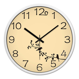 摩门挂钟中国风挂表家里用客厅创意卧室静音时尚 时钟石英钟表壁钟