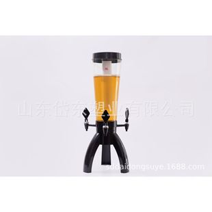 三头3升酒炮三升酒炮酒桶专用发光扎啤酒炮带龙头可乐桶酒桶