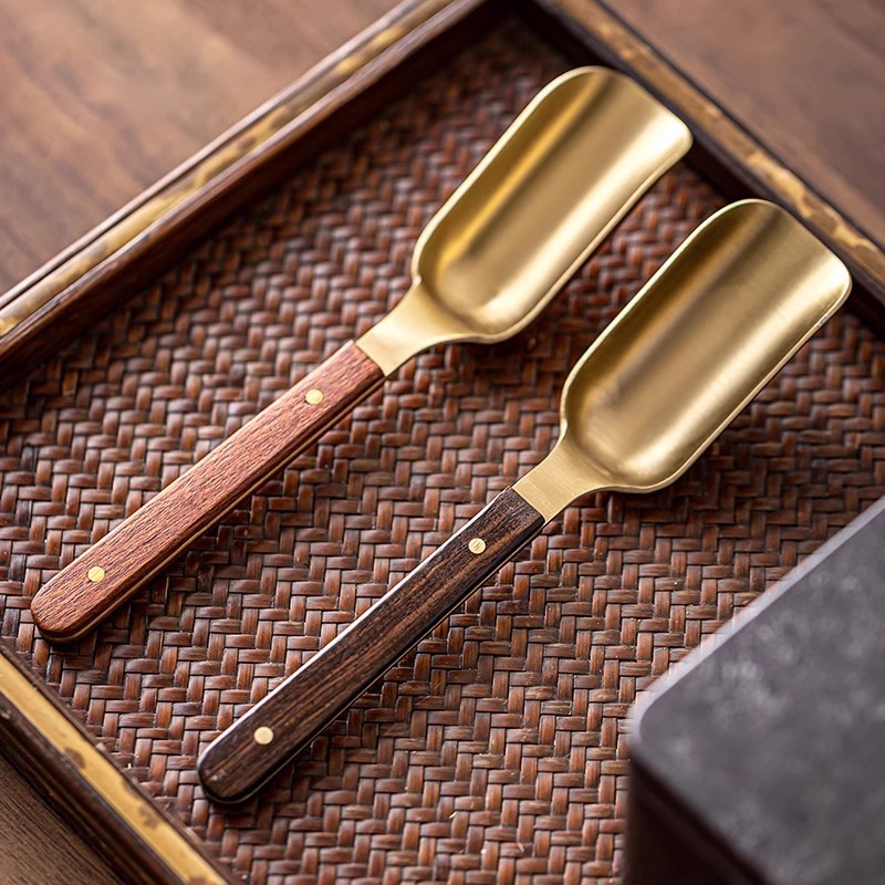 Teaspoon, tea shovel, Kung Fu tea set accessories, retro ho