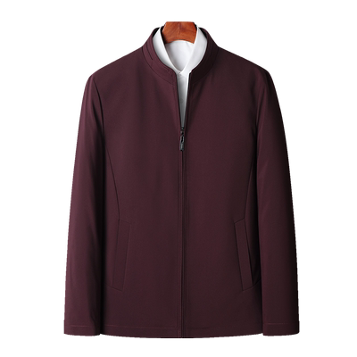 立领短款可脱卸内胆爸爸羽绒服