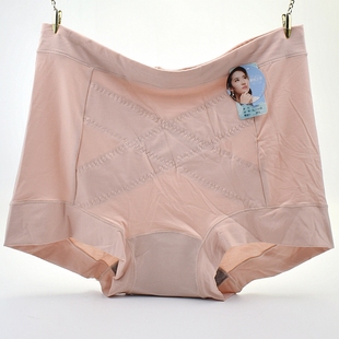 60支莫代尔短裤 女士内裤 头交叉收腹 小平脚裤 黛丝少女高腰大版