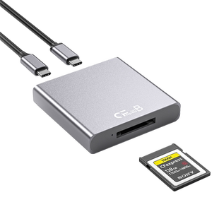 CFe读卡器CFexpressType-A cfa B卡读卡器usb3.1高速cfb适用佳能尼康sony索尼相机天硕雷克沙大鲸鱼手机转换