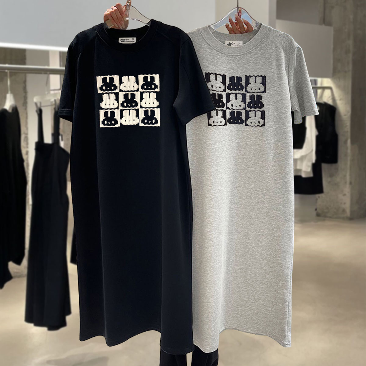 中长款兔子宽松裙子休闲