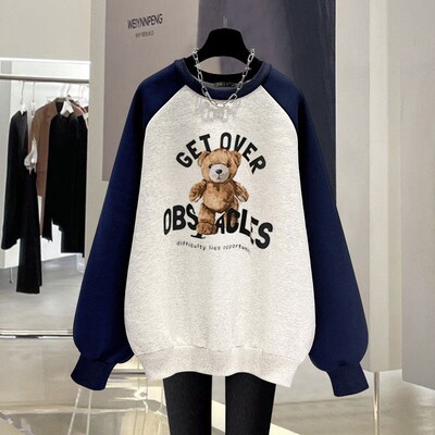 小熊印花圆领卫衣SMZY/尚美主义