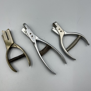 老物件七八十年代打孔器收藏古董铜制老火车公交车票子老夹子