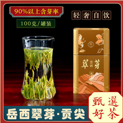 岳西翠芽高端春芽90%以上含芽率