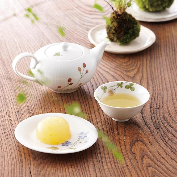 Noritake则武Azumanomichi浅野道日式茶壶小清新创意茶碗套装家用