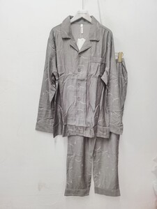 捡漏L-XXL码品牌撤柜春秋薄款长袖长裤梭织睡衣男家居服翻领套装