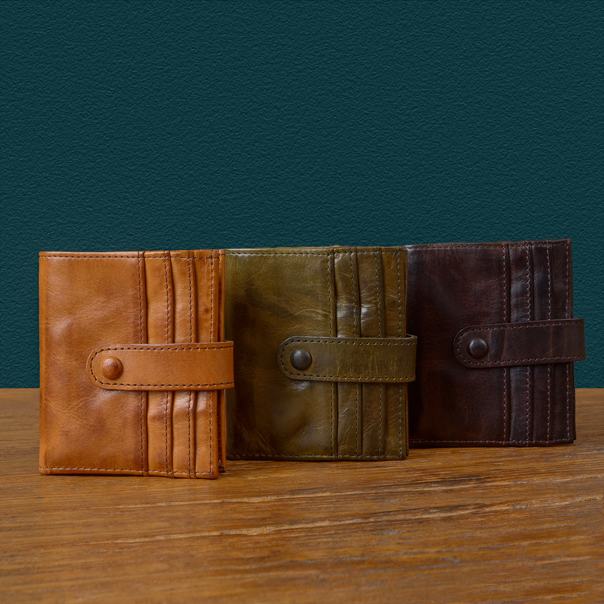 二十四街 实用高端油蜡水洗牛皮多卡位真皮卡包短款真皮小钱包,箱包皮具/热销女包/男包,钱包,淘宝优惠券,粉丝福利购,淘宝优惠卷