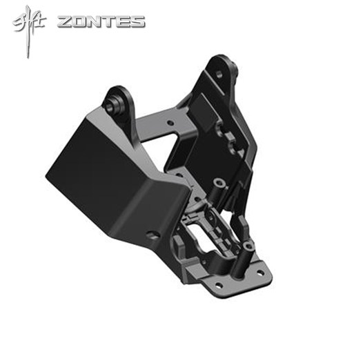 升仕ZT310-T1T2拉力版摩托车风挡摇臂支座ZT310－T头罩铝支架配件