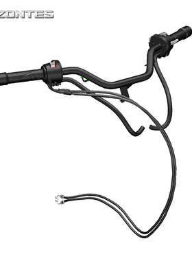升仕ZT150D ZT150M踏板摩托车方向把左右手把开关加油门线转把线