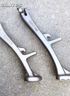 升仕 ZT310-V1X1X2T1T2R1R2X摩托车侧支架偏撑小腿弹簧左侧支撑架