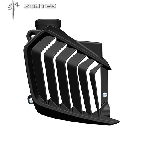 升仕ZT150T-D ZT150T-M踏板摩托车发动机右装饰罩主水箱装饰罩网