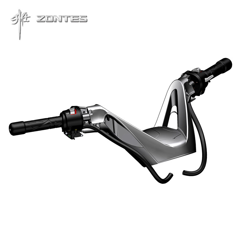 升仕ZT350E踏板摩托车左右方向把手把开关龙头装饰罩加热油门把套