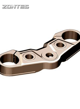 适用于升仕ZT310-V X T R 12摩托车减震上三星边板联板上铝三角架