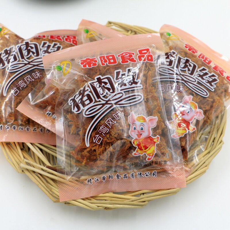 靖江特产帝阳台湾风味猪肉丝250g独立包装肉干猪肉类小吃零食包邮