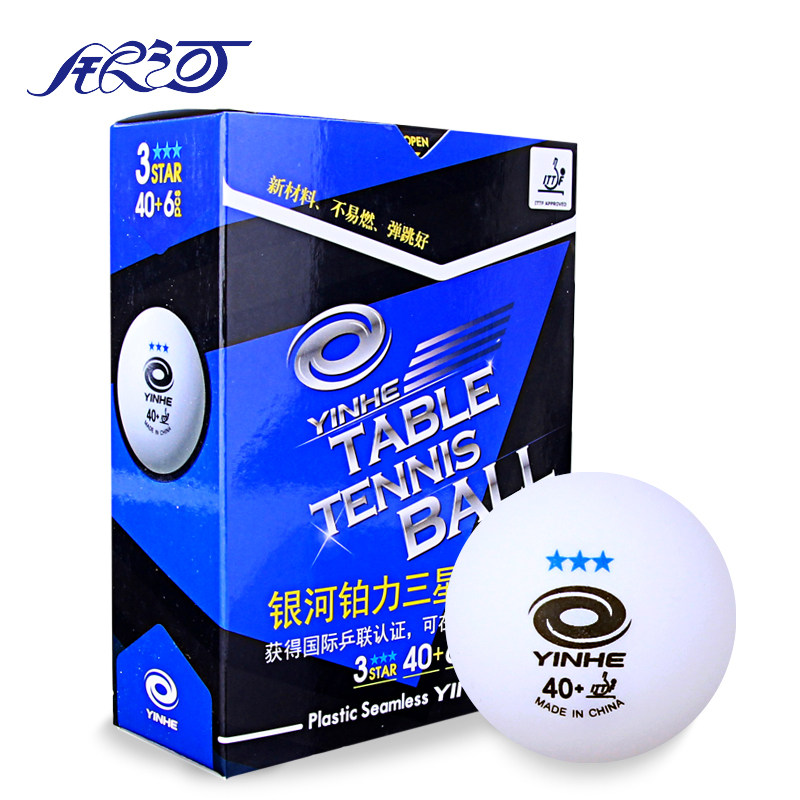 银河三星乒乓球正品 新材料40+铂力无缝乒乓球比赛用3星球 6只装|ruв категории движение/йога/фитнес/фанаты товаров, настольный теннис, настольный теннис - от Buy2taobao.com для оказания профессиональной услуги покупки агента Taobao