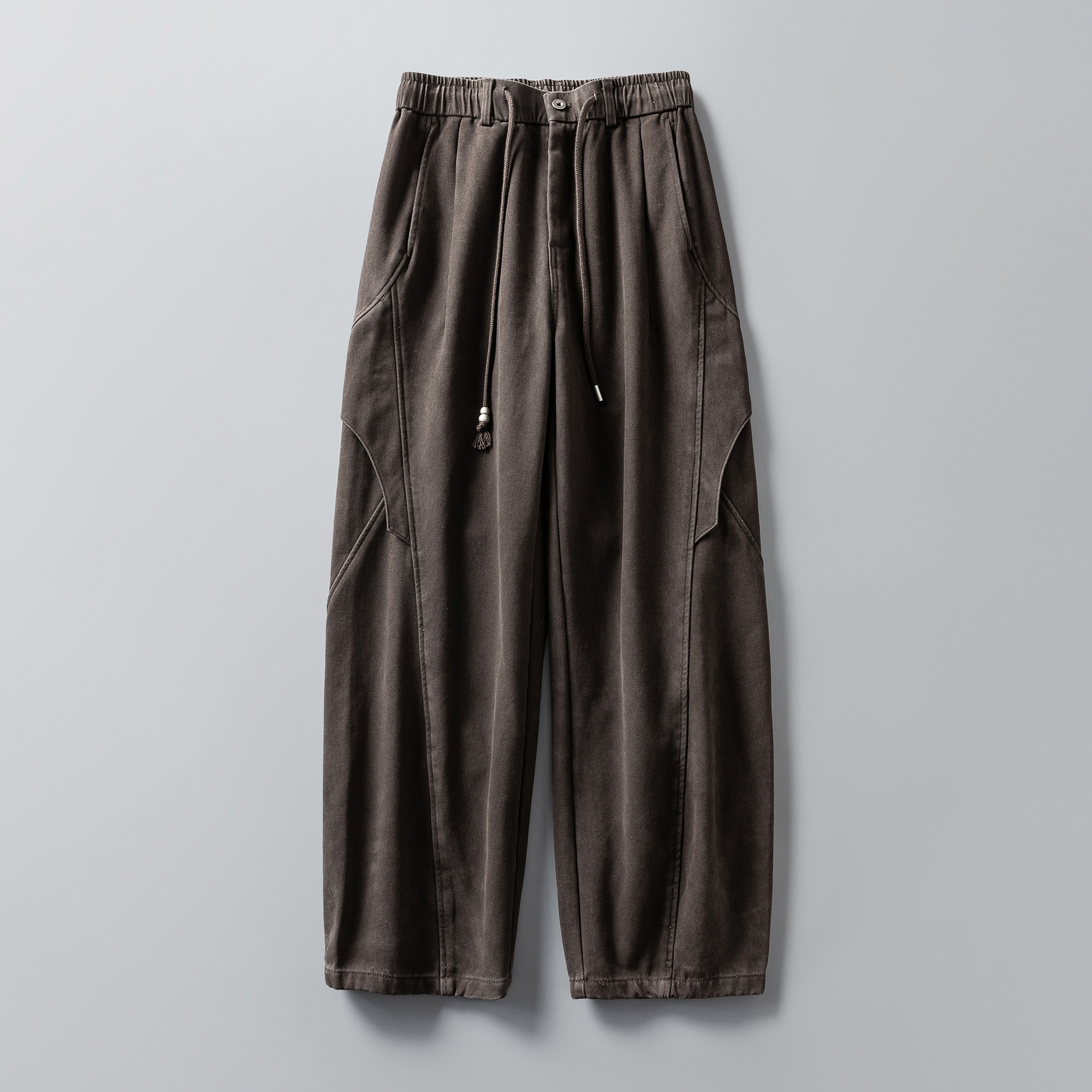 美式复古多裁片解构加绒加厚牛仔裤男冬季立体裁剪宽松香蕉工装裤,男装,休闲裤,淘宝优惠券,粉丝福利购,淘宝优惠卷