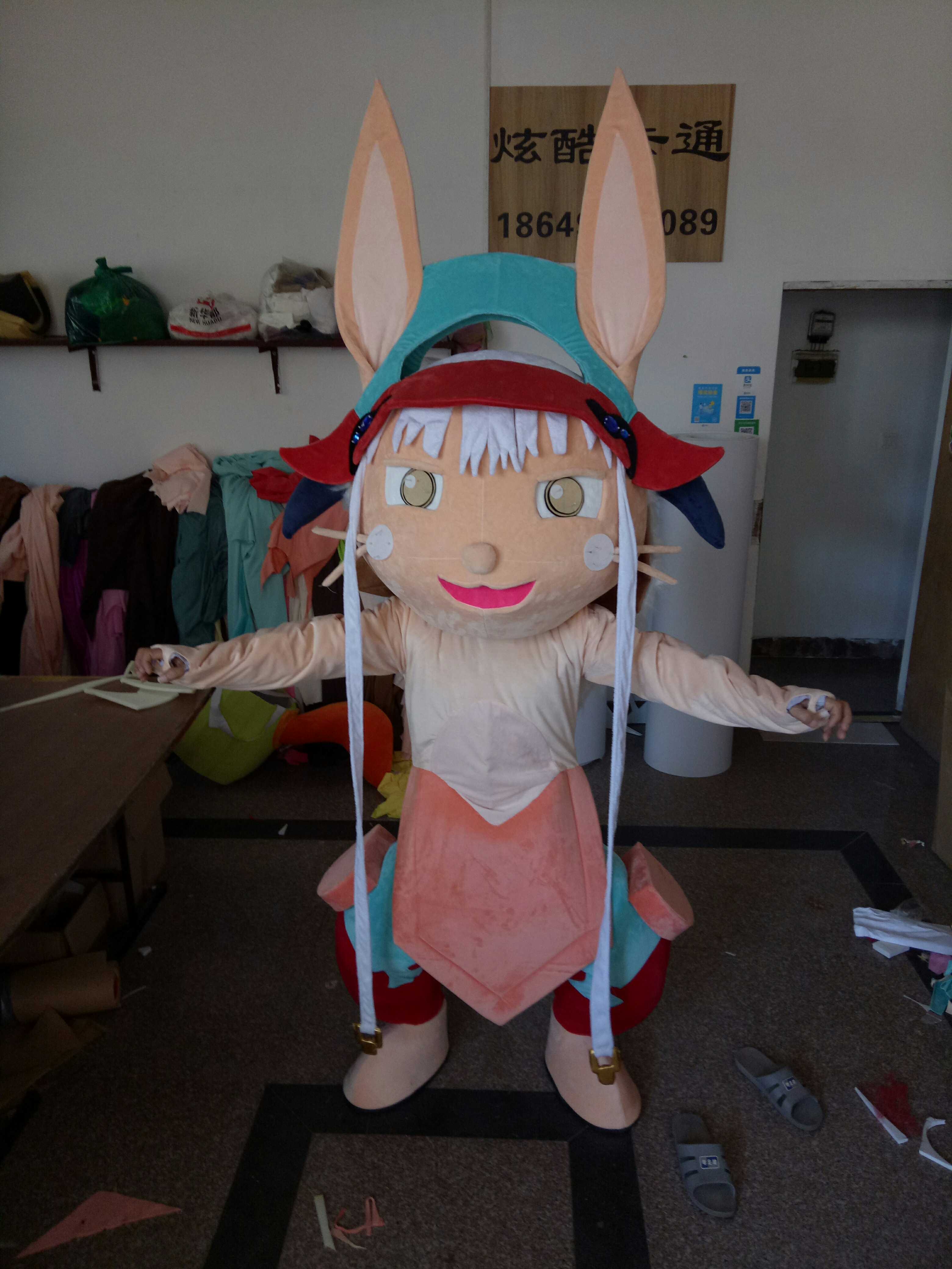 来图定制人偶服装扮头套道具cos动漫服饰毛绒布料玩具拍照 吉祥物