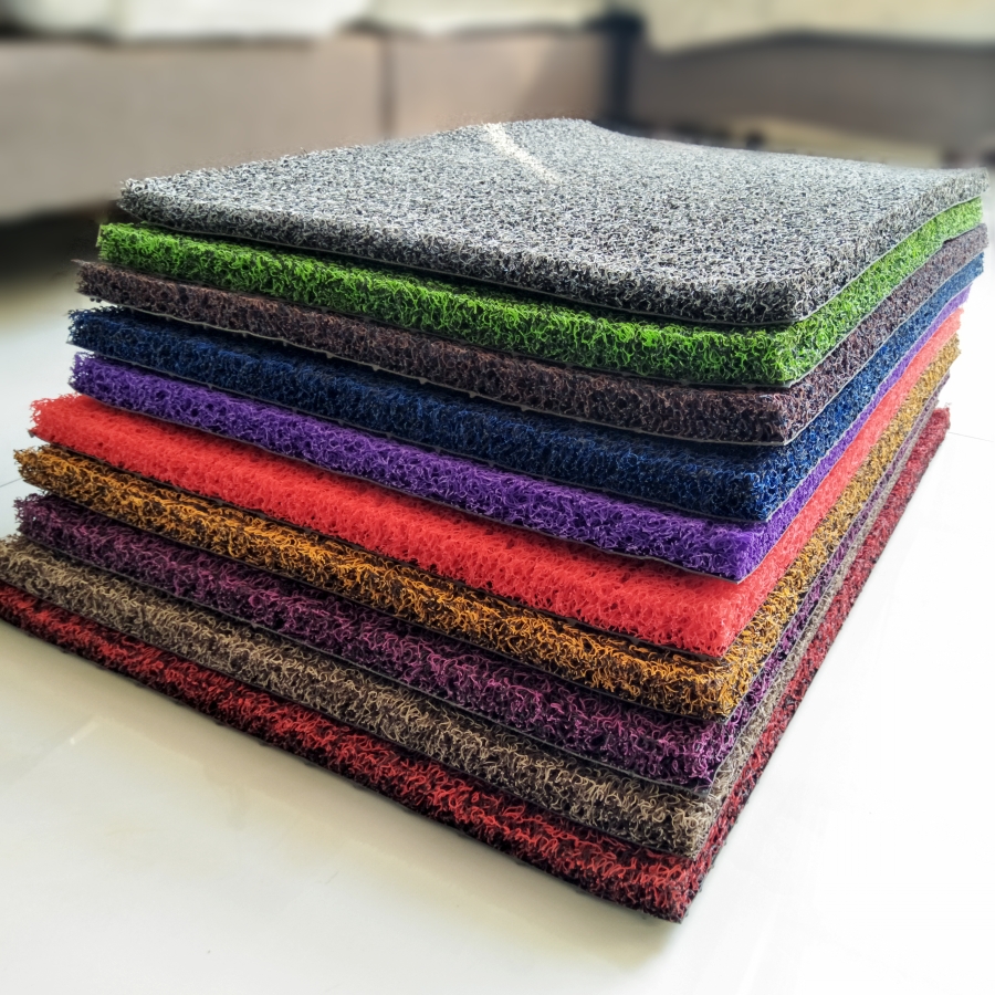 热卖定制入户门进门pvc防尘地垫