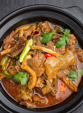 湖北荆州特产老家味道公安牛肉火锅1200克牛杂纯牛肉牛三鲜牛蹄筋