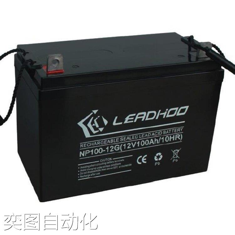 LEADHOO蓄电池NP120-12G利虎胶体12V120AH免维护通讯UPS电源用议