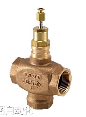 霍尼韦尔Honeywell二通螺纹水阀V5011P1004-K9蒸汽青铜阀体议价