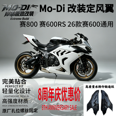 钱江26款赛600赛800RS赛600RS赛800改装赛定风翼碳纤维定风翼
