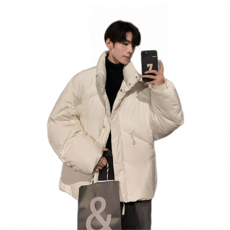 加厚25冬装新款男装宽松棉服外套休闲纯立领棉衣A106-1-2700-p85，男装棉衣，电商A106-1