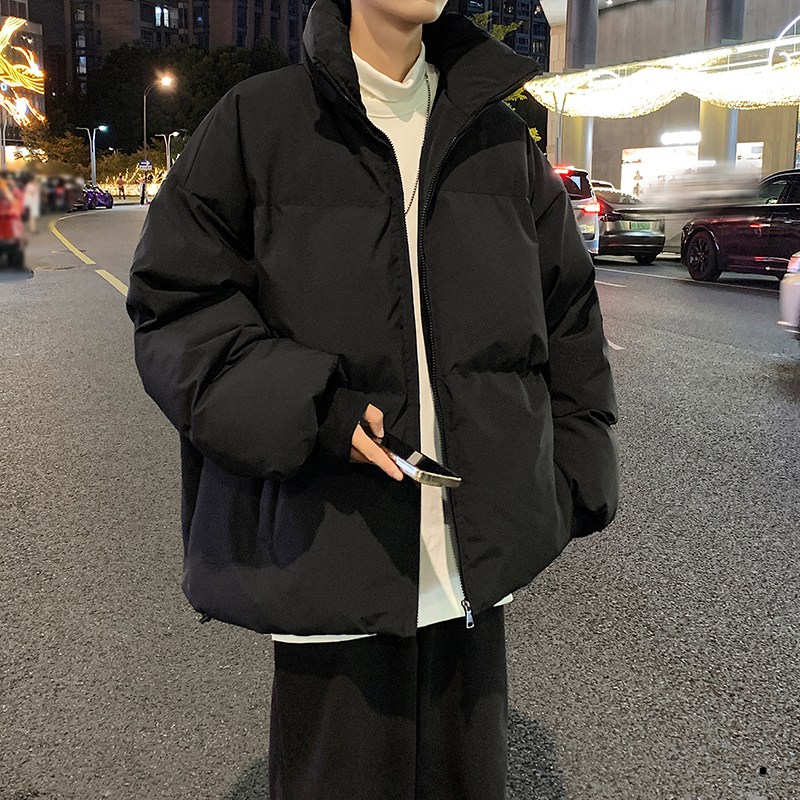 冬装套手指休闲立领棉服外套加厚男装宽棉衣A106-1-3678-P85，男装棉衣，电商A106-1