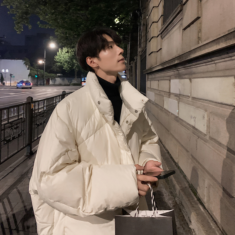 冬装男装加厚宽松新款棉服外套休闲纯立领棉衣A106-1-2700-p85，男装棉衣，电商A106-1