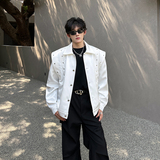 秋季新男装垫肩休闲飞行员情侣长袖夹克短款外套A106-1-8251-p88，男装夹克，电商A106-1